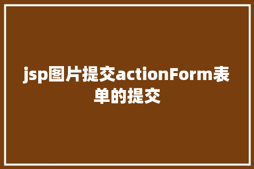 jsp图片提交actionForm表单的提交 CSS