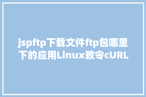 jspftp下载文件ftp包哪里下的应用Linux敕令cURL实现文件准时上传到ftp办事器的小法式适用