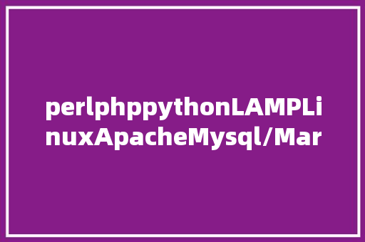 perlphppythonLAMPLinuxApacheMysql/MariaDBPerl/PHP/Python React