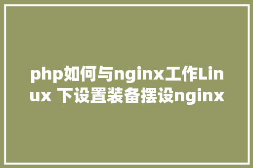 php如何与nginx工作Linux 下设置装备摆设nginx到php的衔接 AJAX