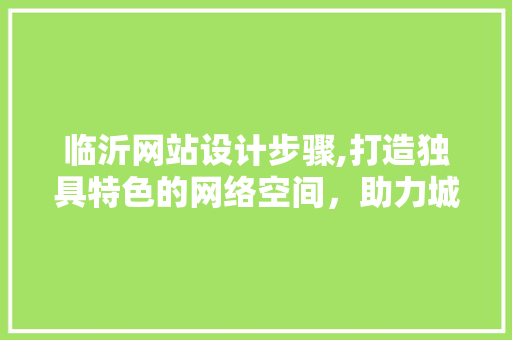 临沂网站设计步骤,打造独具特色的网络空间，助力城市品牌传播