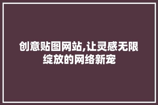 创意贴图网站,让灵感无限绽放的网络新宠