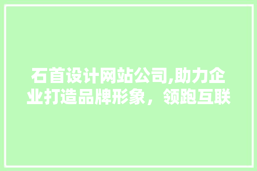 石首设计网站公司,助力企业打造品牌形象，领跑互联网时代 Python