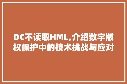 DC不读取HML,介绍数字版权保护中的技术挑战与应对步骤