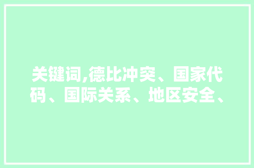 关键词,德比冲突、国家代码、国际关系、地区安全、冲突解决