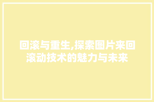 回滚与重生,探索图片来回滚动技术的魅力与未来