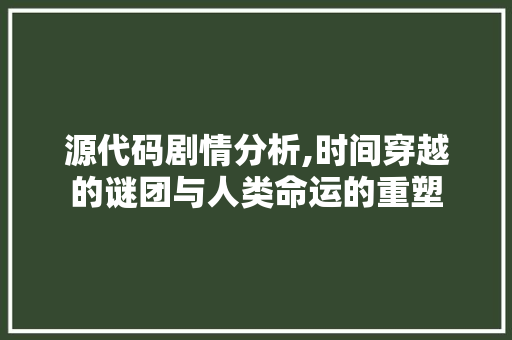 源代码剧情分析,时间穿越的谜团与人类命运的重塑