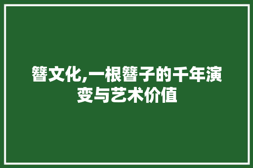 簪文化,一根簪子的千年演变与艺术价值