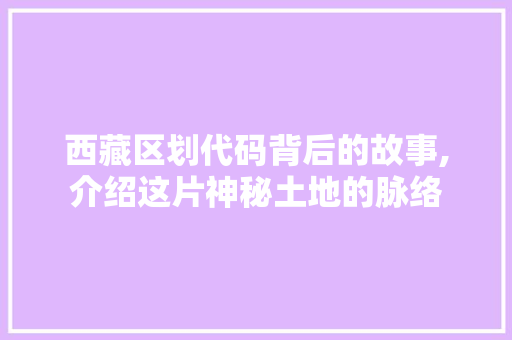 西藏区划代码背后的故事,介绍这片神秘土地的脉络