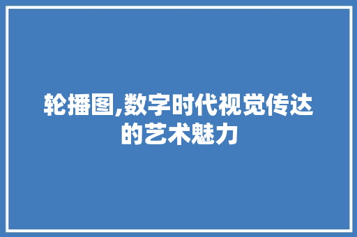 轮播图,数字时代视觉传达的艺术魅力