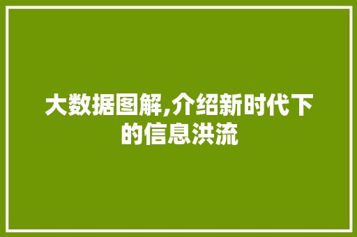 大数据图解,介绍新时代下的信息洪流 Bootstrap