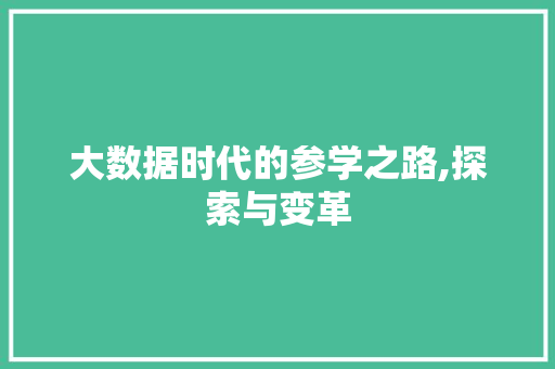 大数据时代的参学之路,探索与变革 Ruby