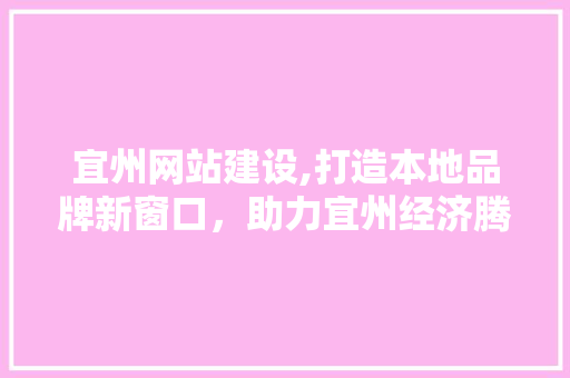 宜州网站建设,打造本地品牌新窗口，助力宜州经济腾飞