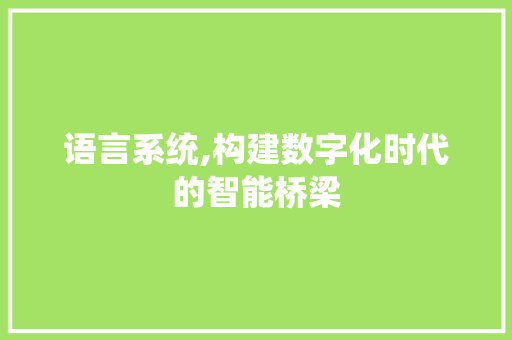 语言系统,构建数字化时代的智能桥梁 Webpack