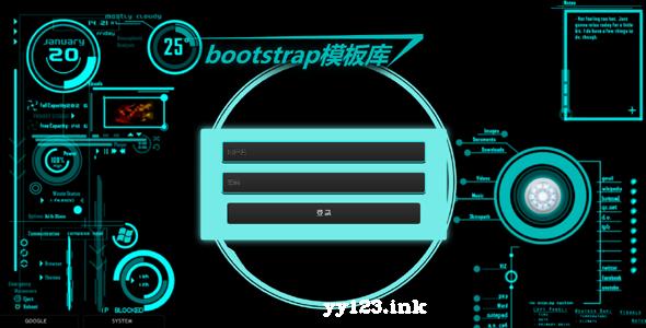 html5自适应幻灯片酷炫的 HTML5 网页 PPT Bootstrap