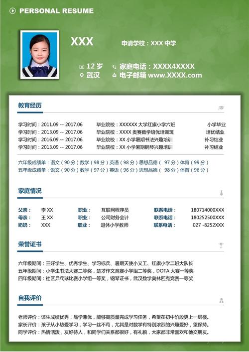 html的个人简历模板下载word小我简历免费模板下载 HTML